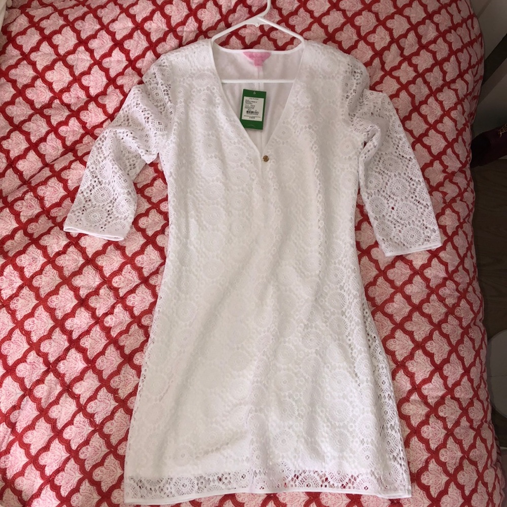 Lilly Pulitzer Lamora White Dress